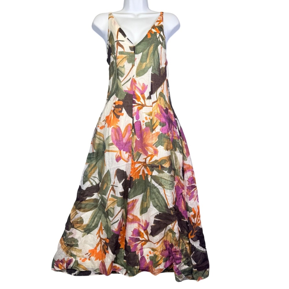 Midi Dress Floral Boho Fairycore Whimsigoth Cottagecore Maggy London Claribel